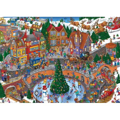 Puzzle Grafika-F-33389 Holiday Havoc