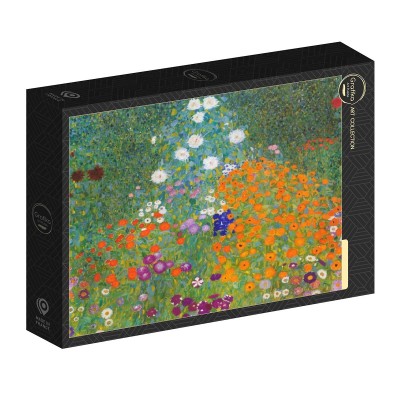 Puzzle Grafika-F-33443 Gustav Klimt : Jardin fleuri, 1905-1907