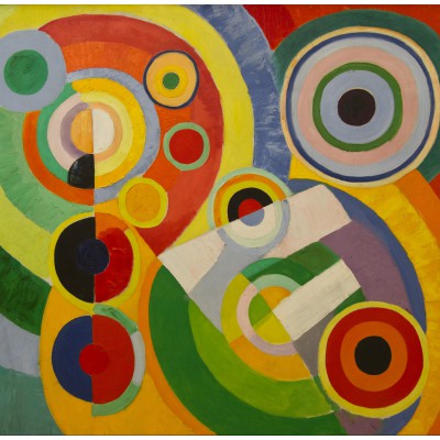 Puzzle Grafika-F-33449 Robert Delaunay: Rythme, Joie de Vivre, 1930