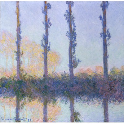 Puzzle Grafika-F-33459 Claude Monet: Les Quatre Arbres, 1891