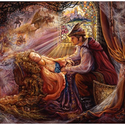 Puzzle Grafika-F-33483 Josephine Wall - Dornröschen