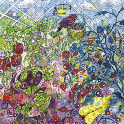 Puzzle Grafika-F-33633 Inside the Greenhouse