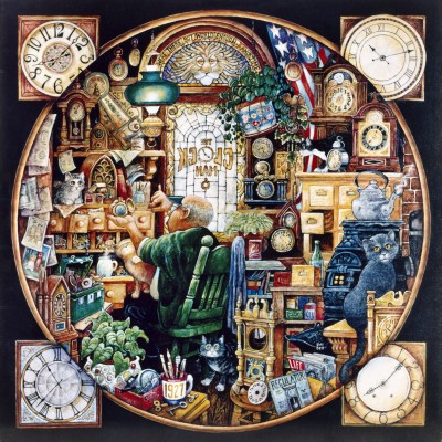 Puzzle Grafika-F-33697 ... Welt und Zeit