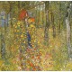 Gustav Klimt : Farm Garden with Crucifix, 1911-1912