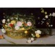 Jan Brueghel - Flowers in a Basket and a Vase, 1615