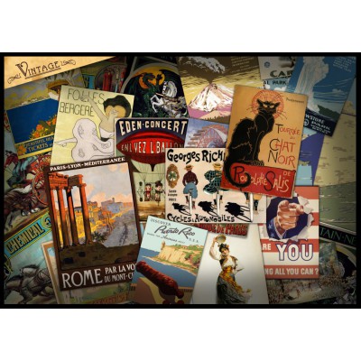 Puzzle Grafika-T-00041 Vintage Poster