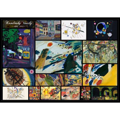 Puzzle Grafika-T-00048 Kandinsky Vassily - Collage