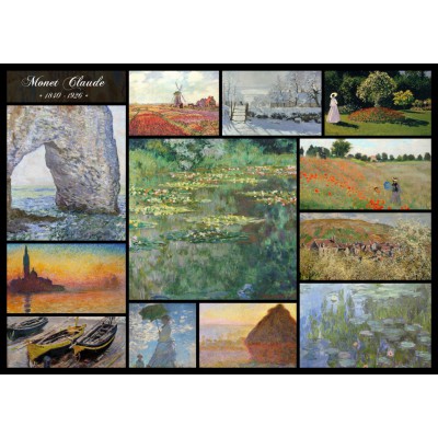 Puzzle Grafika-T-00050 Claude Monet - Collage