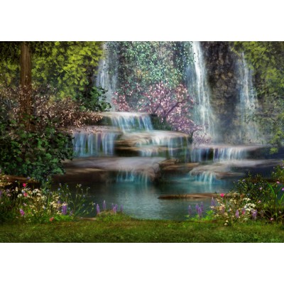 Puzzle Grafika-T-00059 Magic Waterfall