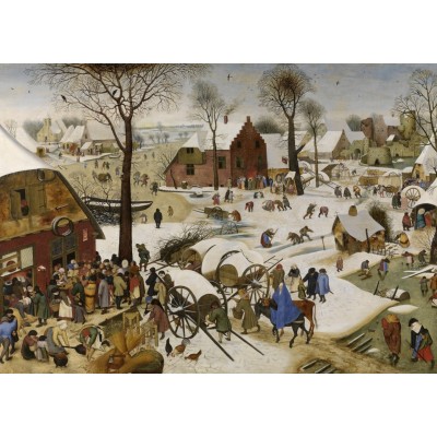 Puzzle Grafika-T-00146 Brueghel Pieter: Numbering at Bethlehem