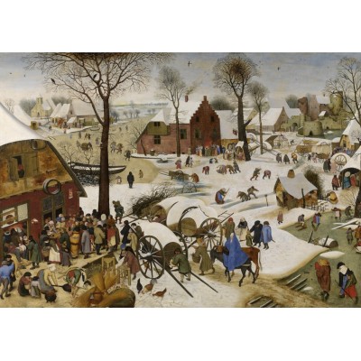 Puzzle Grafika-T-00147 Brueghel Pieter : Le Dénombrement de Bethléem