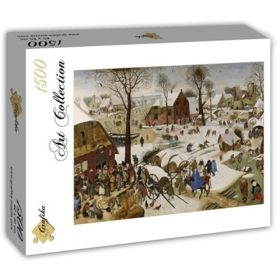 Puzzle Grafika-T-00147 Brueghel Pieter: Numbering at Bethlehem