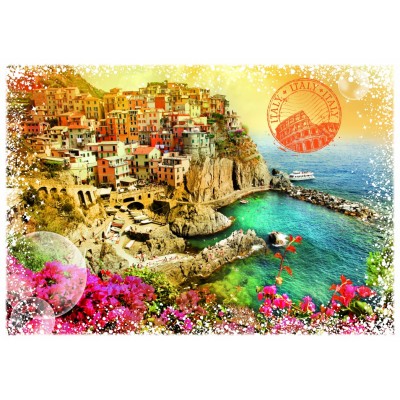 Puzzle Grafika-T-00215 Travel around the World - Italy