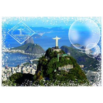 Puzzle Grafika-T-00227 Travel around the World - Brasilien