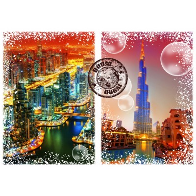 Puzzle Grafika-T-00237 Travel around the World - Dubaï