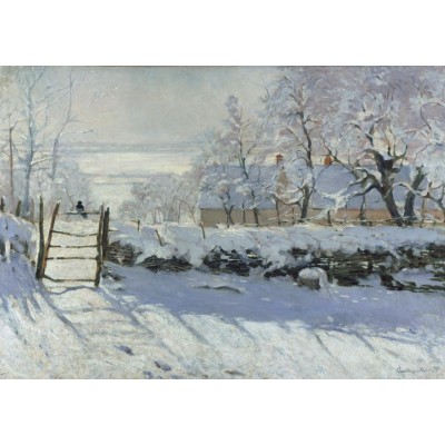 Puzzle Grafika-T-00322 Claude Monet: The Magpie, 1868-1869