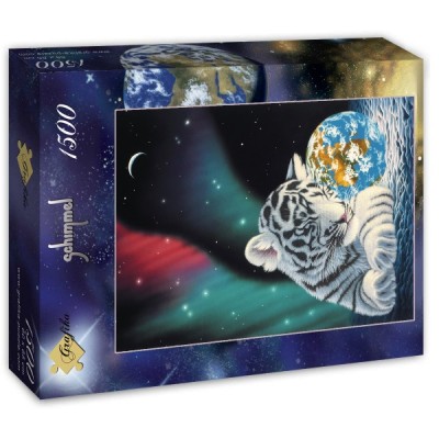 Puzzle Grafika-T-00400 Schim Schimmel - Earth Lights