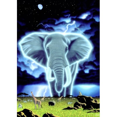 Puzzle Grafika-T-00416 Schim Schimmel - Spirit of Africa