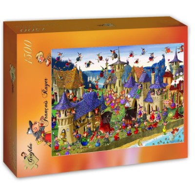 Puzzle Grafika-T-00490 François Ruyer - Witches