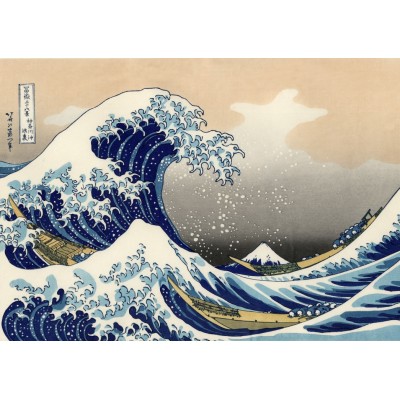 Puzzle Grafika-T-00637 Hokusai - Die große Welle vor Kanagawa