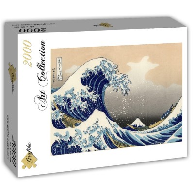 Puzzle Grafika-T-00637 Hokusai - Die große Welle vor Kanagawa