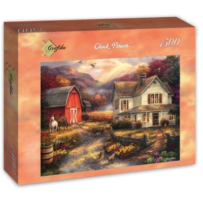Puzzle Grafika-T-00764 Chuck Pinson - Relaxing on the Farm