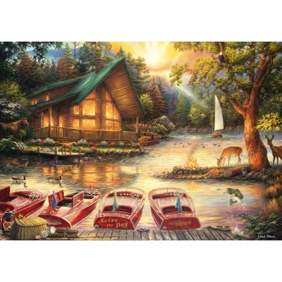 Puzzle Grafika-T-00780 Chuck Pinson - Seize the Day