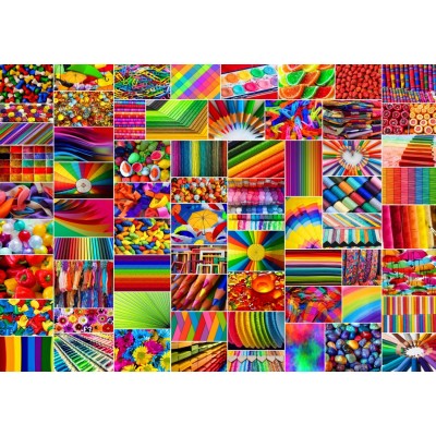 Puzzle Grafika-T-00917 Collage - Colors