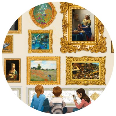 Grafika-T-00944 The World's Largest Jigsaw Puzzle - Travel around Art!