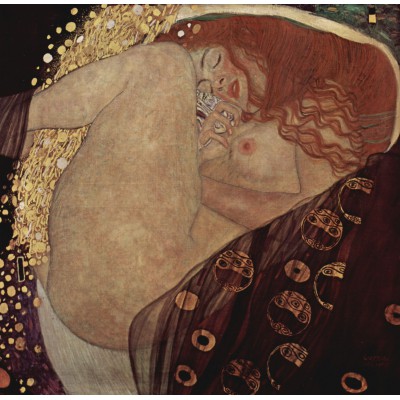 Puzzle Grafika-T-02206 Gustav Klimt: Danaé, 1907-1908