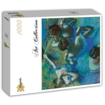 Puzzle Grafika-T-02221 Edgar Degas - The Blue Dancers, 1897