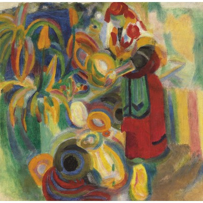 Puzzle Grafika-T-02235 Robert Delaunay : La Grande Portugaise, 1915