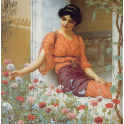 Puzzle Grafika-T-02239 John William Godward: Summer Flowers, 1903