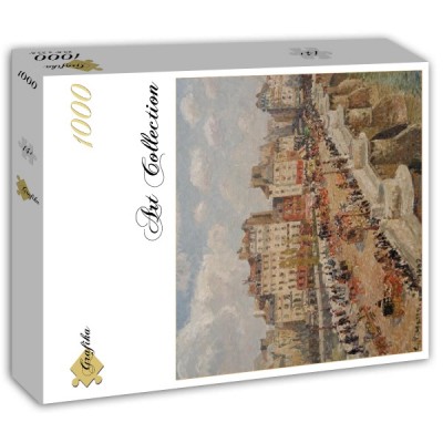 Puzzle Grafika-T-02245 Camille Pissarro: Le Pont-Neuf, 1902