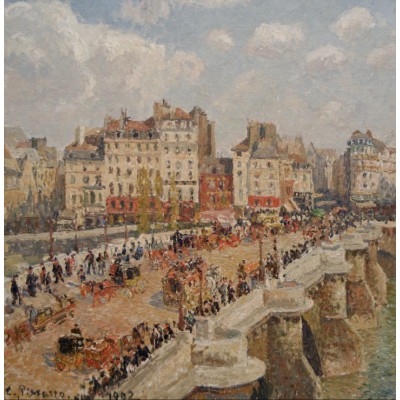 Puzzle Grafika-T-02245 Camille Pissarro: Le Pont-Neuf, 1902