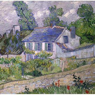 Puzzle Grafika-T-02264 Vincent Van Gogh - Maison à Auvers, 1890