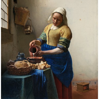 Puzzle Grafika-T-02272 Johannes Vermeer: Die Küchenmagd, 1658-1661