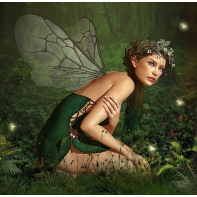 Puzzle Grafika-T-02290 Nymph in the Forest