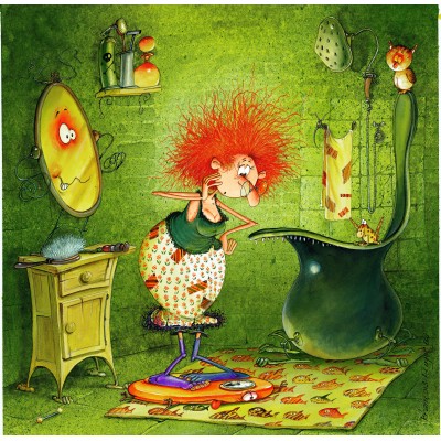 Puzzle Grafika-T-02356 François Ruyer - Witch