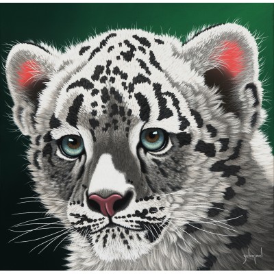 Puzzle Grafika-T-02376 Schim Schimmel - Young Leopard