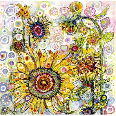 Puzzle Grafika-T-02387 Sally Rich - Sunflowers