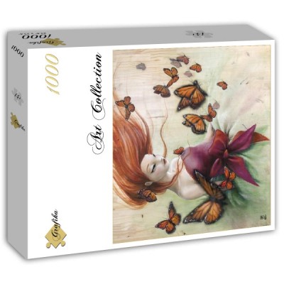 Puzzle Grafika-T-02388 Misstigri - Schmetterlinge