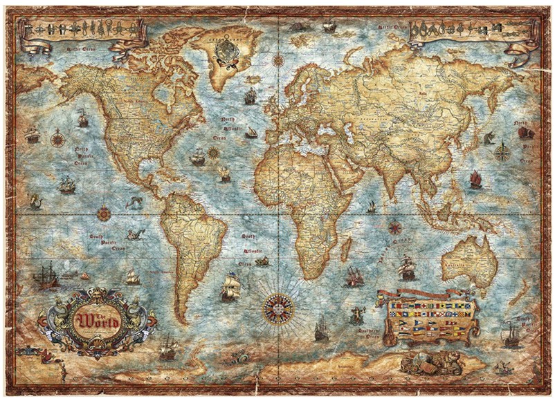 Puzzle Jigsaw Puzzle 3000 Pieces World Map