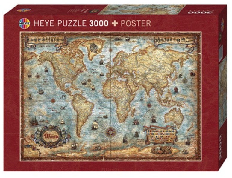 Puzzle Jigsaw Puzzle 3000 Pieces World Map