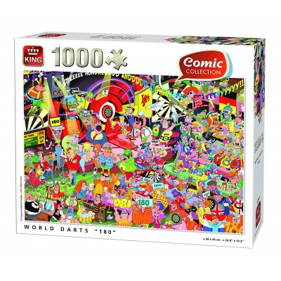 Puzzle King-Puzzle-05547 World Darts 180