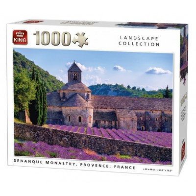 Puzzle King-Puzzle-05663 Notre-Dame de Sénanque, Frankreich