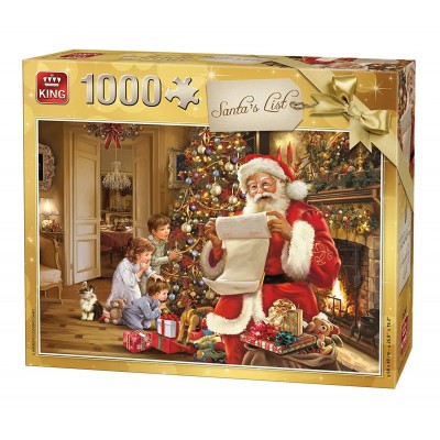 Puzzle King-Puzzle-05767 Christmas Santa List