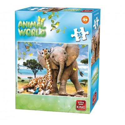 Puzzle King-Puzzle-05774-D Animal World
