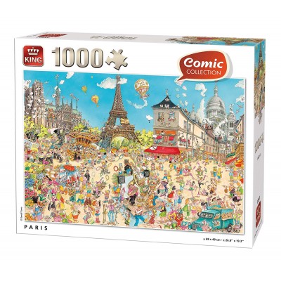 Puzzle King-Puzzle-55843 Comic Collection - Paris
