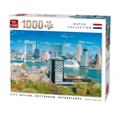 Puzzle King-Puzzle-55868 Skyline Rotterdam